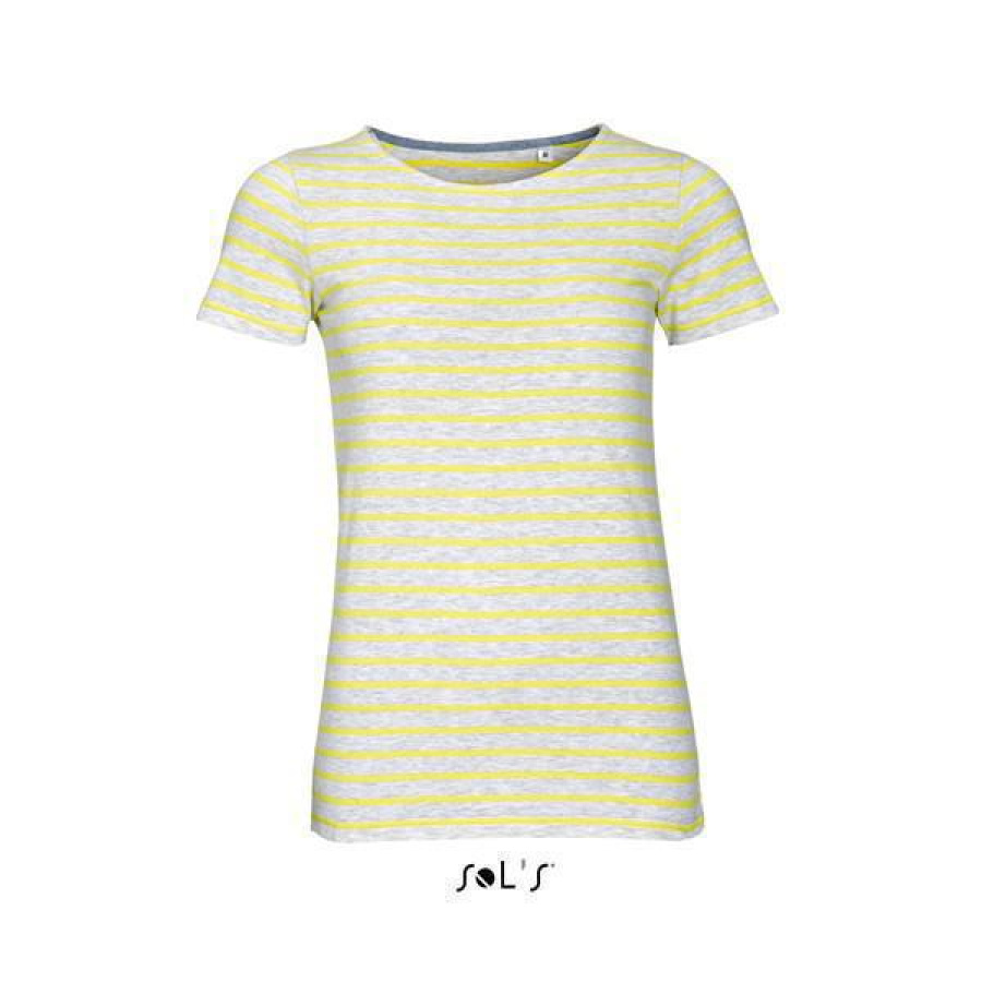 Γυναικείο ριγέ T-shirt Sol's Miles Women 01399