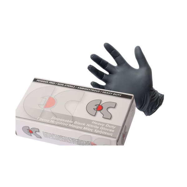 Γάντια Μίας Χρήσης Νιτριλίου Μαύρα