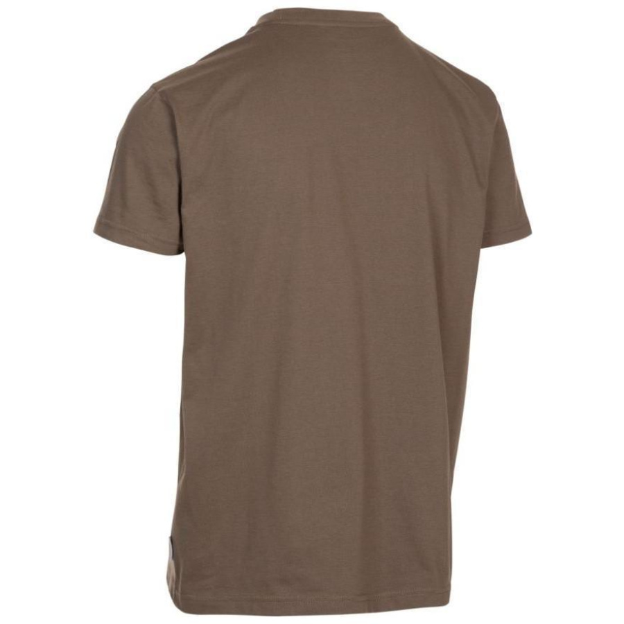 Ανδρικό T-shirt Trespass Cromer Χακί με Στάμπα