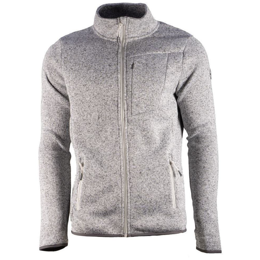 Ανδρική Ζακέτα Fleece GTS Knitted Light Grey