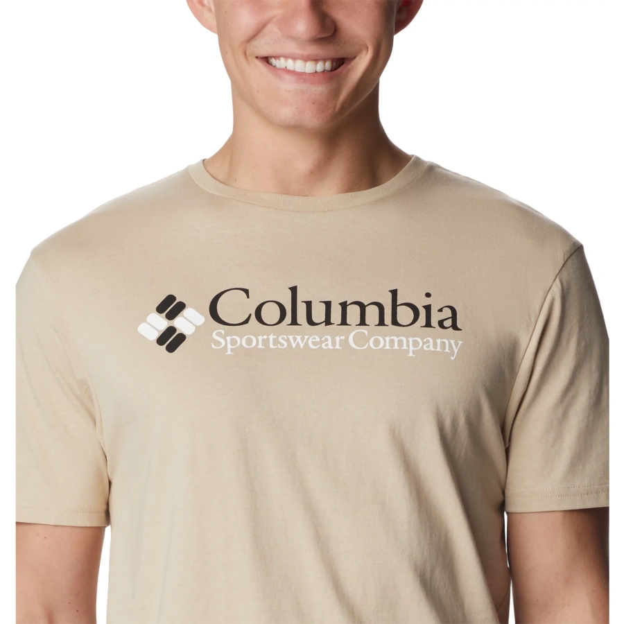 Ανδρική Μπλούζα Columbia CSC Basic logo short sleeve Ancient Fossil, CSC Retro Logo
