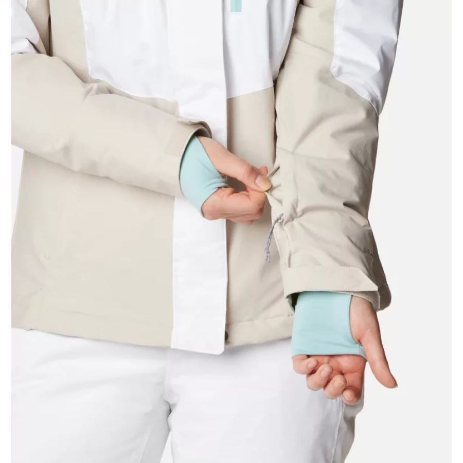 Γυναικείο Μπουφάν Columbia Rosie Run™ Waterproof Insulated Jacket - White, Aqua Haze, Dark Stone