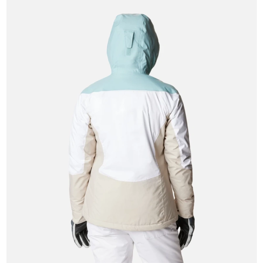 Γυναικείο Μπουφάν Columbia Rosie Run™ Waterproof Insulated Jacket - White, Aqua Haze, Dark Stone