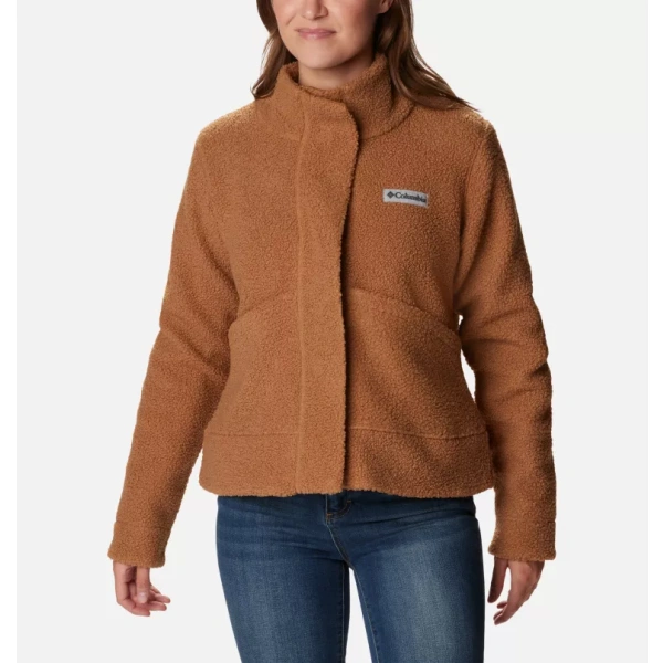 Γυναικεία Ζακέτα Columbia Panorama™ Snap Fleece Jacket - Camel Brown