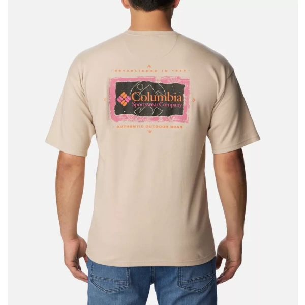 Ανδρική Μπλούζα Κοντομάνικη Columbia Wintertrainer SS Graphic Tee T-Shirt Ancient Fossil
