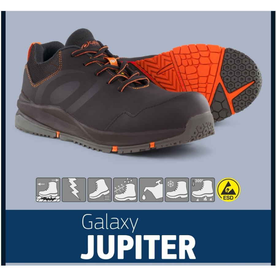Παπούτσι Εργασίας Galaxy Safety Solutions Jupiter O2 με Πιστοποίηση Προστασίας HRO / ESD