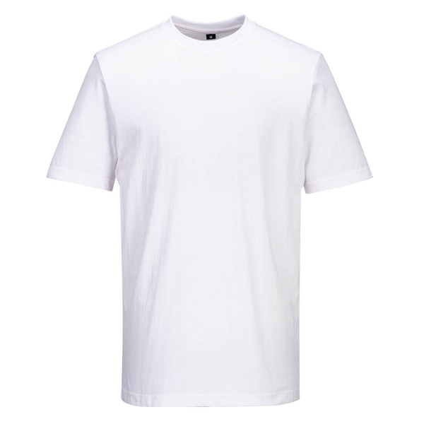 Σεφ βαμβακερό μπλουζάκι MeshAir Λευκό Portwest-C195